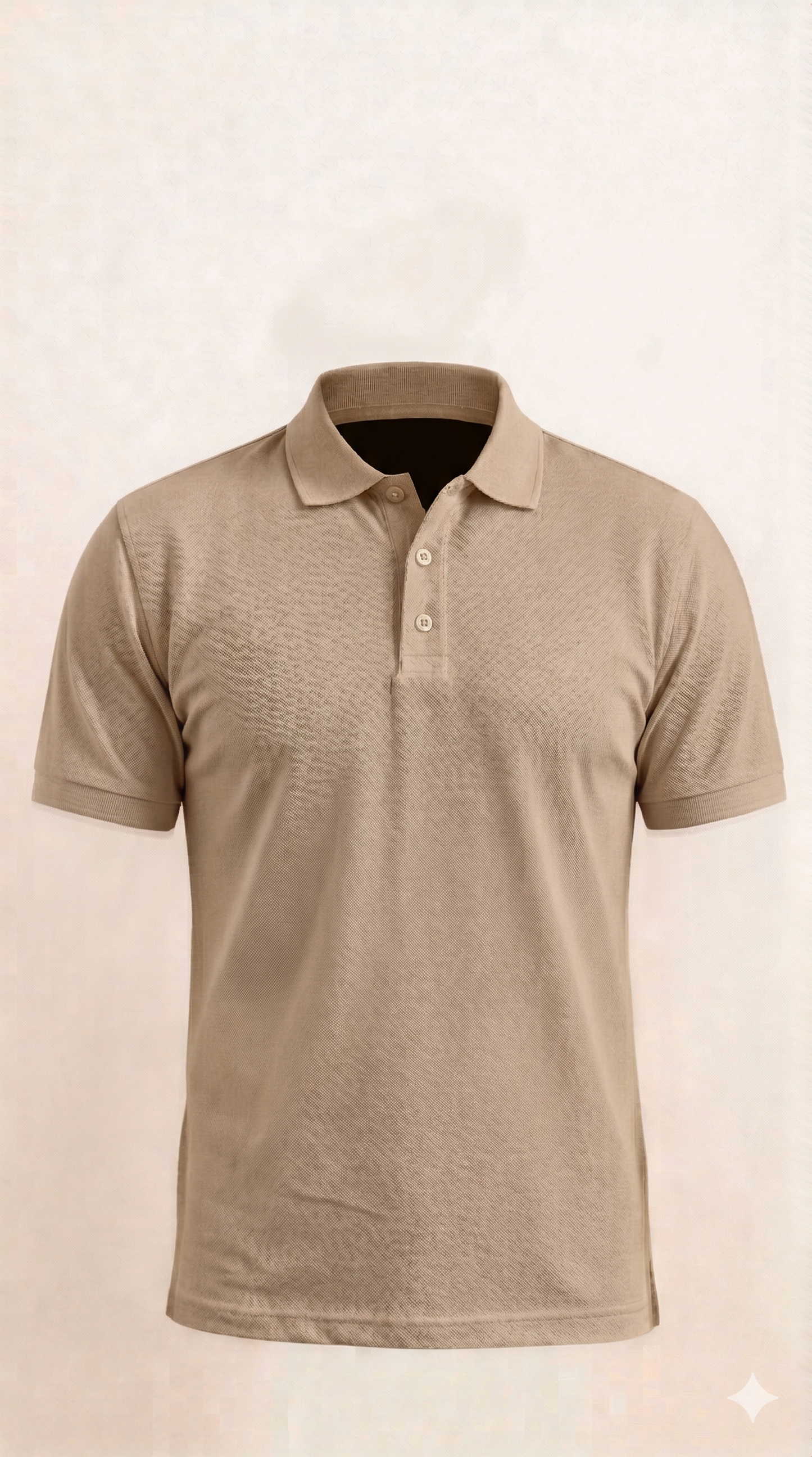 Beige Polo T-Shirt