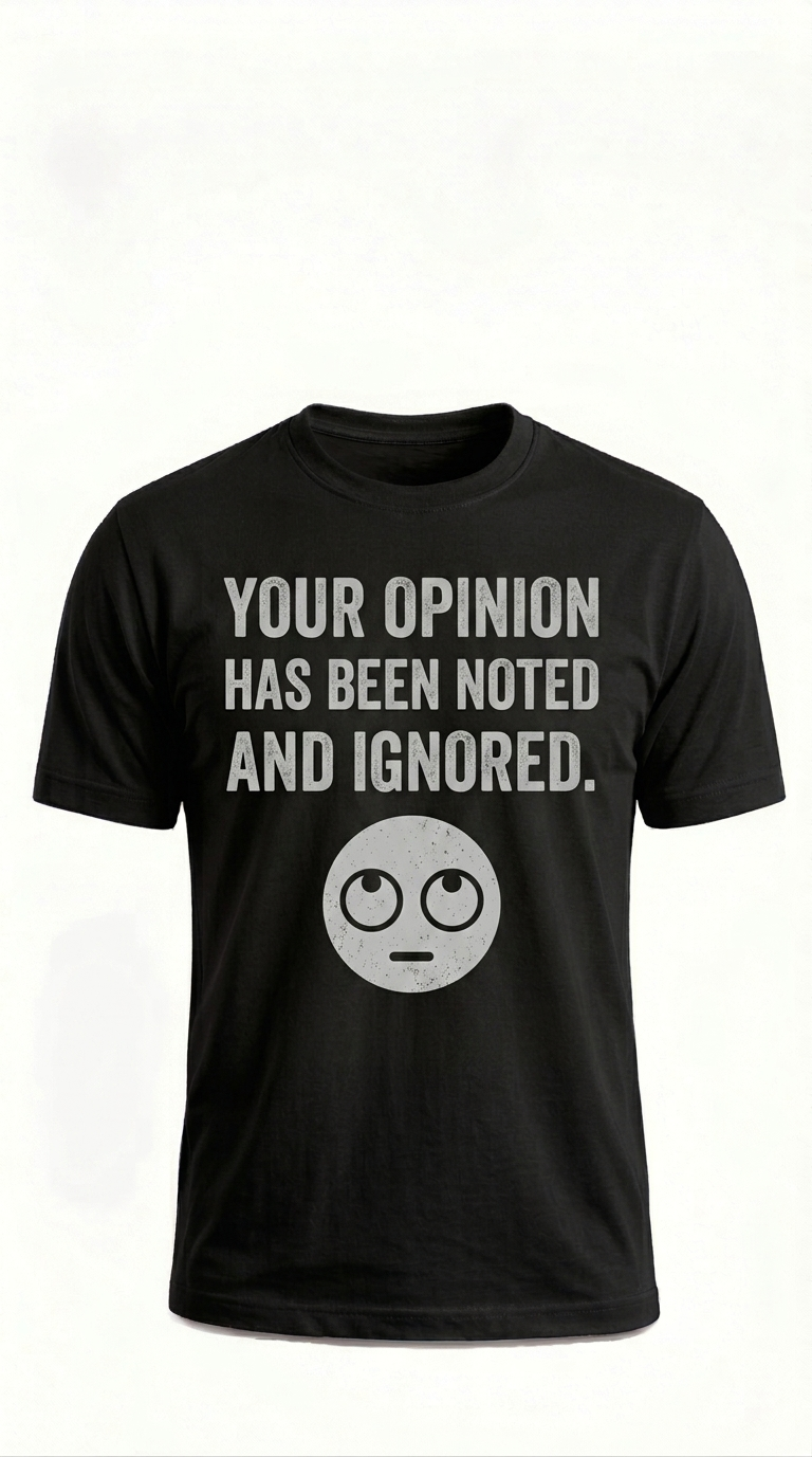 The "Noted & Ignored" Graphic Tee