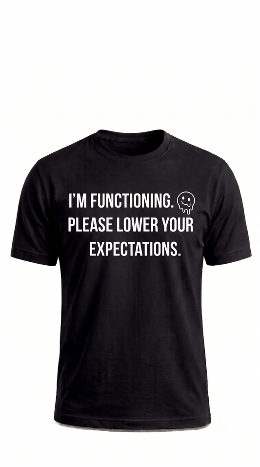 The "Lower Expectations" Graphic Tee