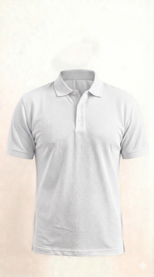 White Polo T-Shirt